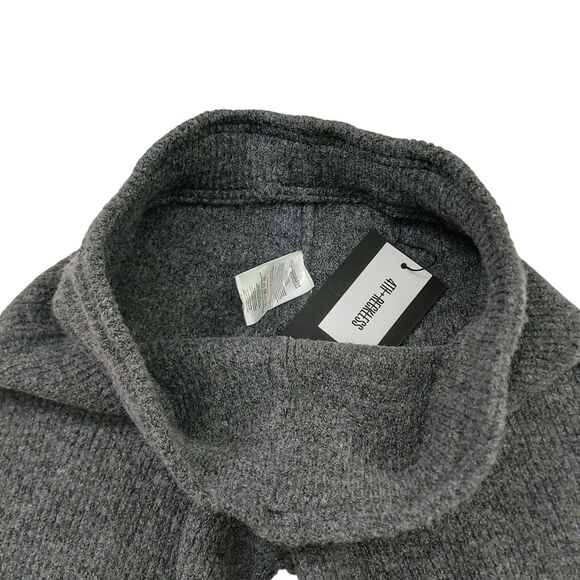 4TH Reckless Pants Womens 8 Gray Flared Ribbed Knitted Pull On Comfy Cozy Warm - Picture 3 of 12